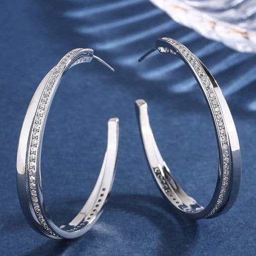 Large sun-kissed hoops